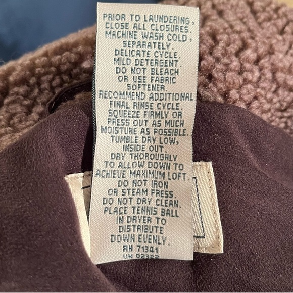 L.L. Bean Goose Down winter Jacket coat Women’s Large - Picture 9 of 11